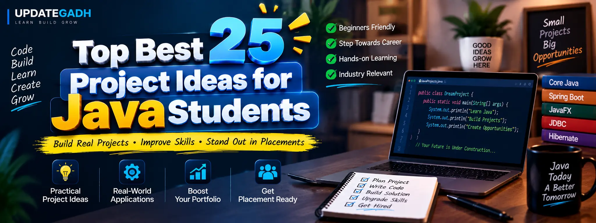 Top 25 Project Ideas for Java Students
