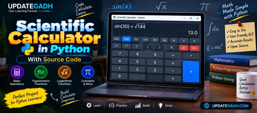 Scientific Calculator in Python with Source Code