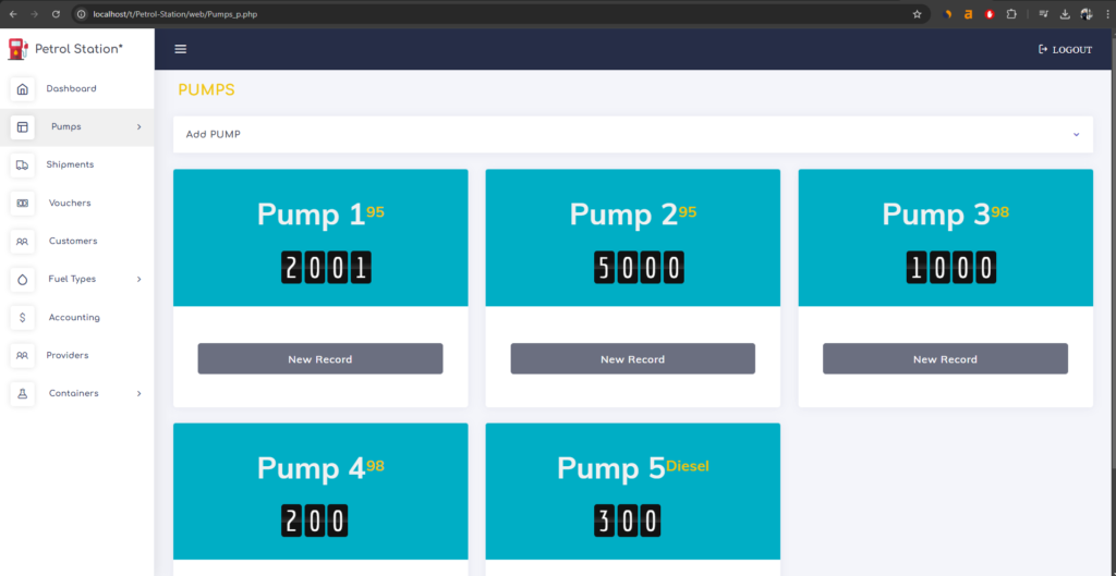 Petrol Station Management