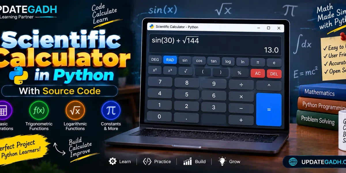 Scientific Calculator in Python with Source Code