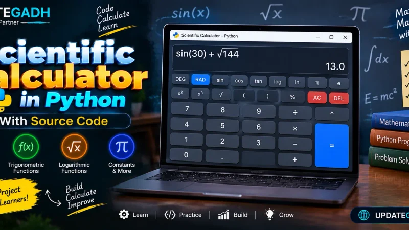 Scientific Calculator in Python with Source Code