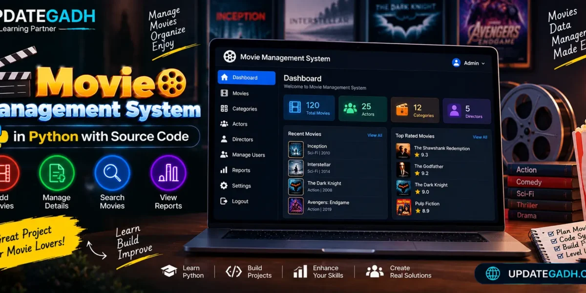 Movie Management System in Python with Source Code