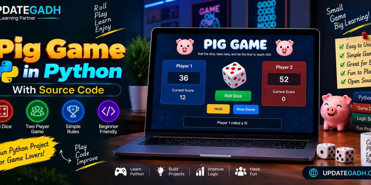 Pig Game in Python With Source Code