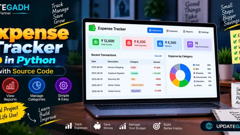 Expense Tracker in Python with Source Code
