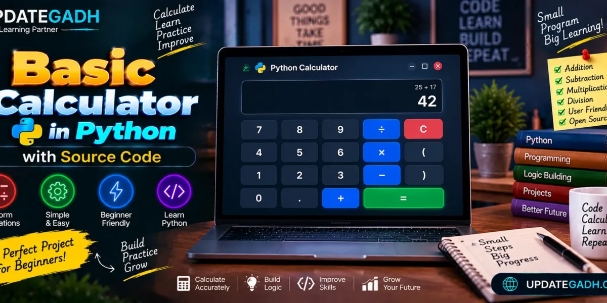 Basic Calculator in Python with Source Code