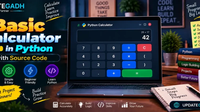 Basic Calculator in Python with Source Code