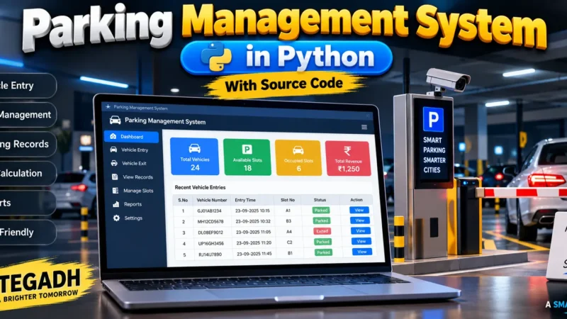 Parking Management System in Python with Source Code