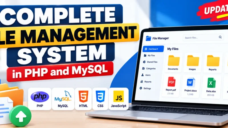 File Management System in PHP and MySQL