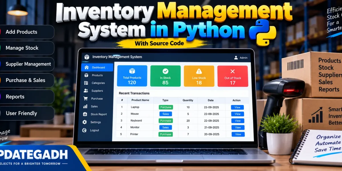 Inventory Management System in Python with Source Code