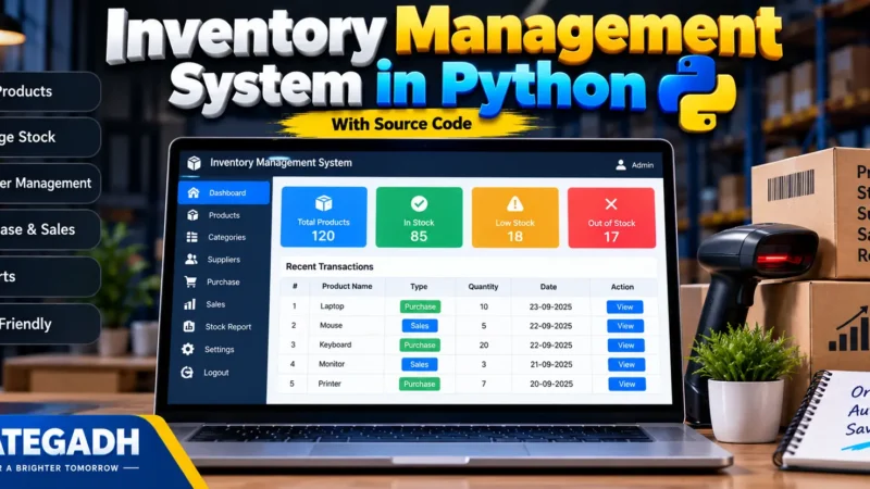 Inventory Management System in Python with Source Code