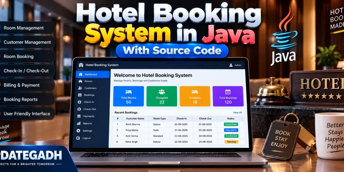 Hotel Booking System in Java with Source Code