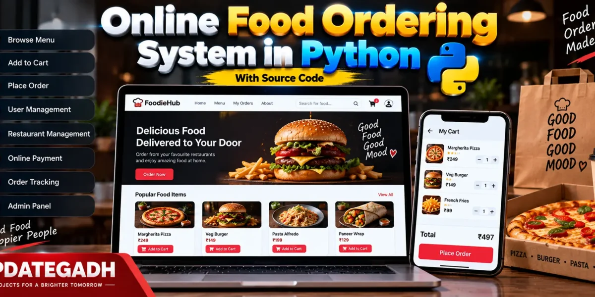 Online Food Ordering System in Python with Source Code