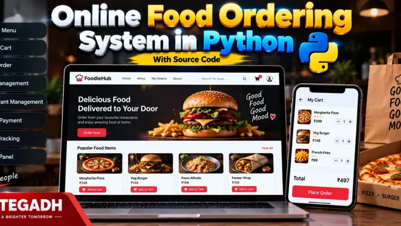 Online Food Ordering System in Python with Source Code