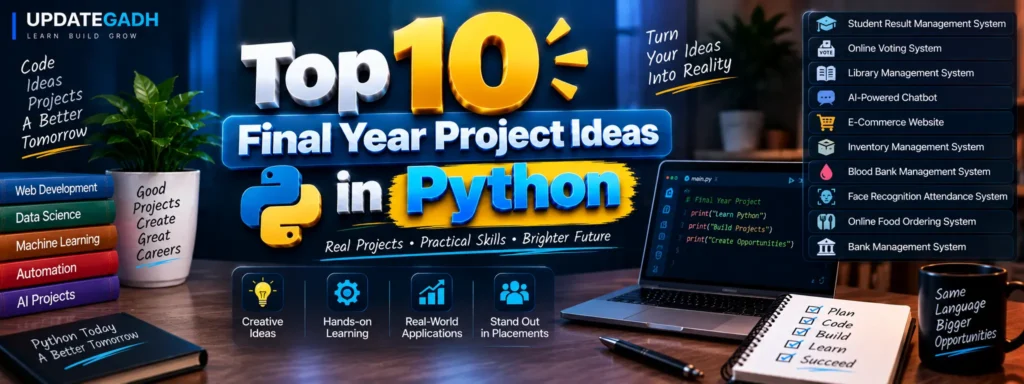 Top 10 Final Year Project Ideas in Python