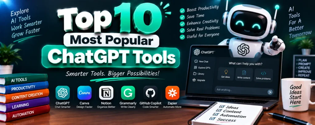 Top 10 Most Popular ChatGPT Tools