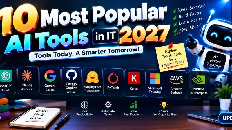 10 Most Popular AI Tools in IT 2027