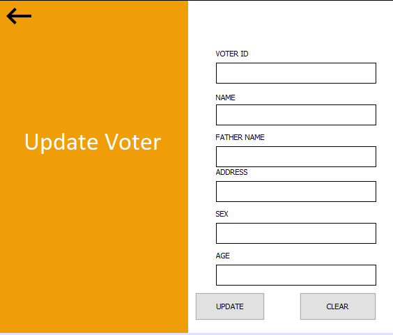 Voting Management System using Java Swing