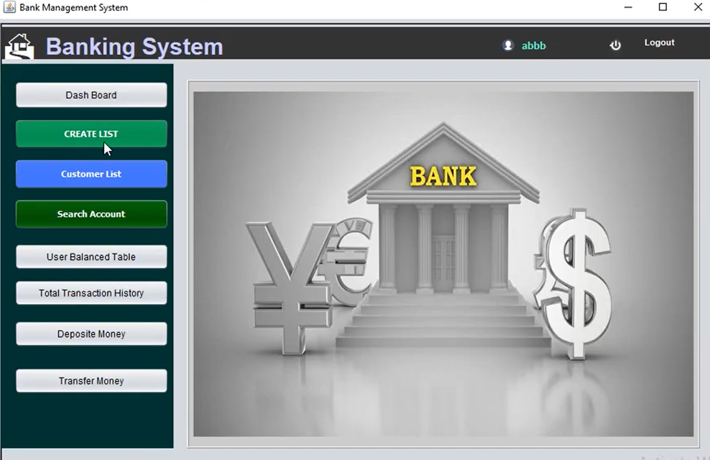 Bank Management System in Java