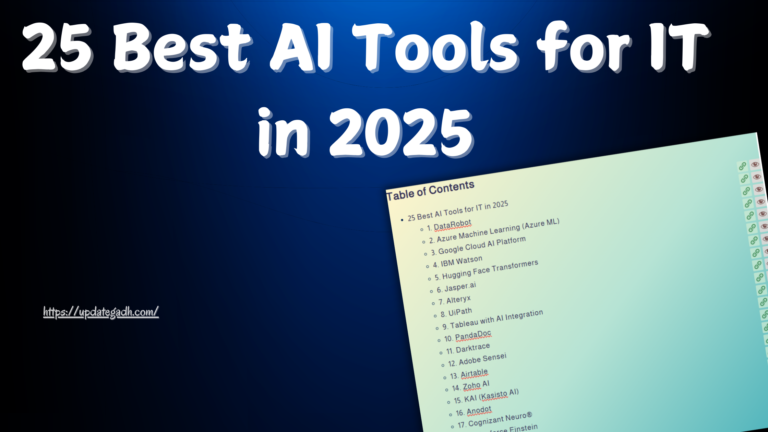 25 Best AI Tools for IT in 2025