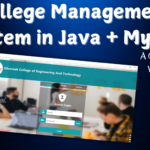 College Management System in Java + MySQL