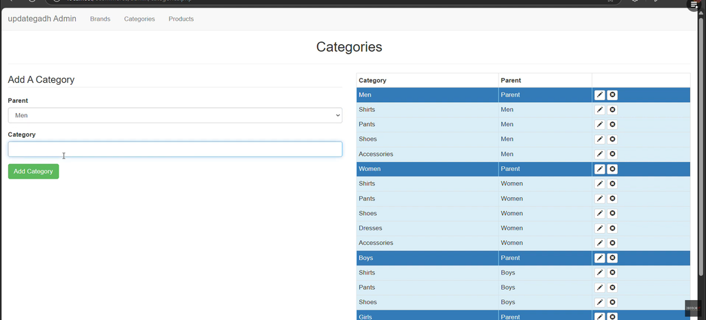 E-commerce Platform with PHP, CSS, JavaScript