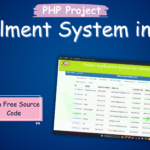 Enrollment System in PHP