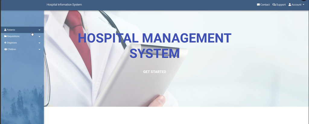 Hospital Information System in PHP