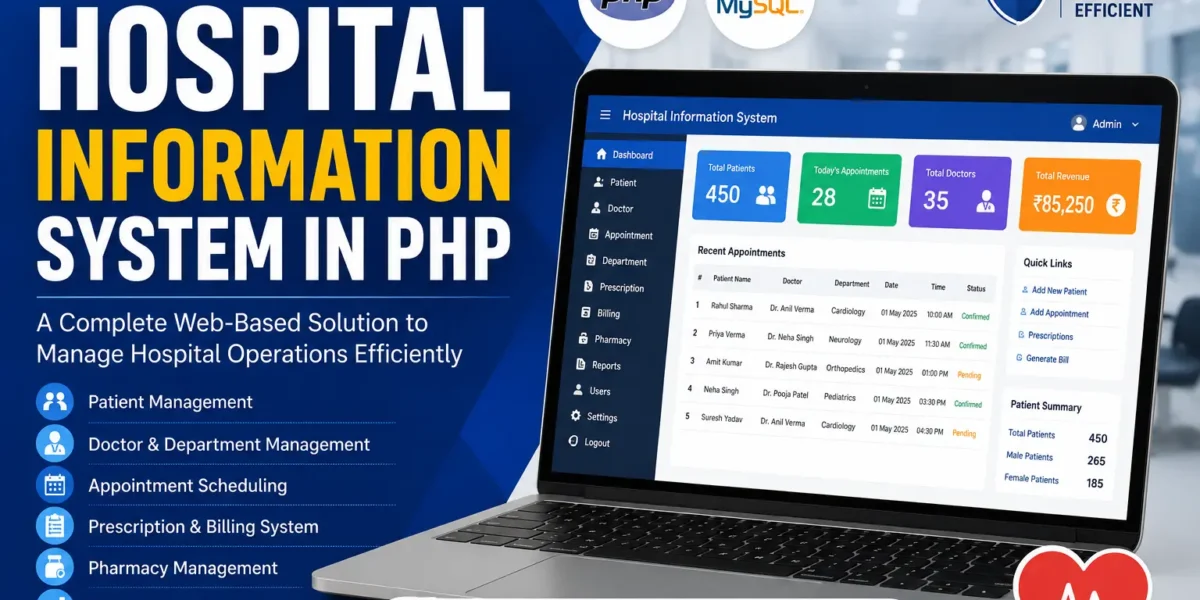 Hospital Information System in PHP