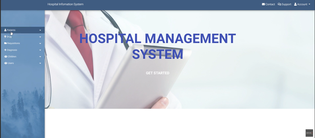 Hospital Information System in PHP