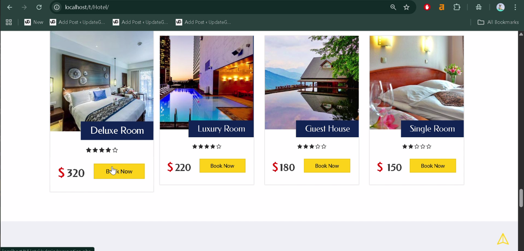 Hotel Booking Management System In PHP and MySQL