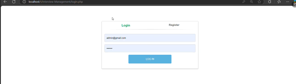 Interview Management System in PHP