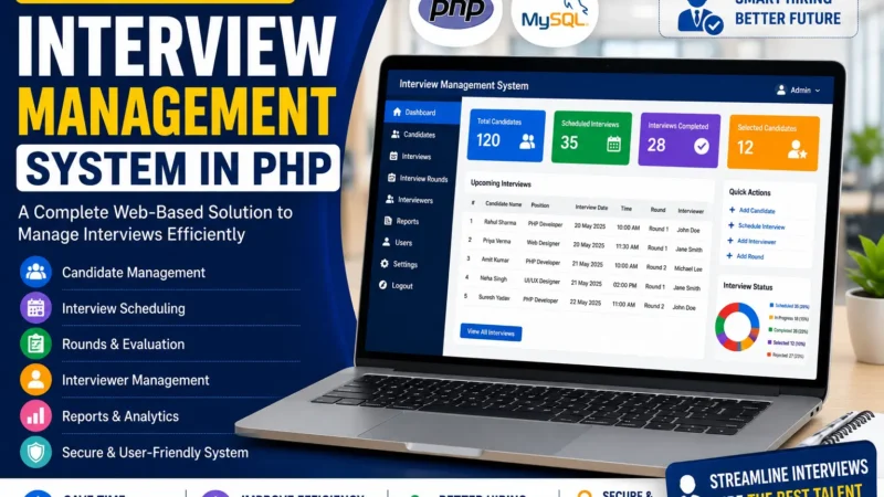 Interview Management System in PHP