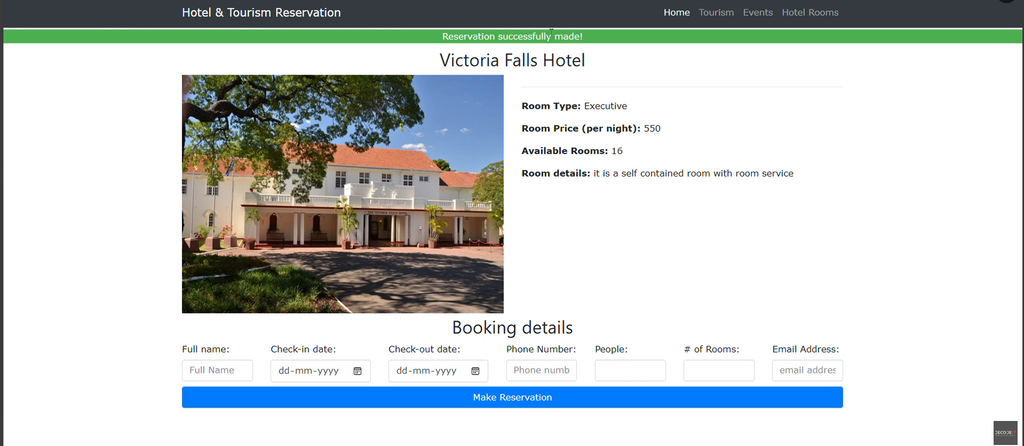 Online Hotel Booking in PHP with Source Code