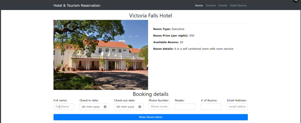 Online Hotel Booking in PHP with Source Code