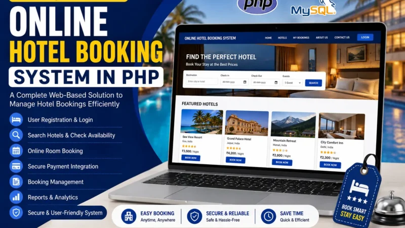 Online Hotel Booking in PHP