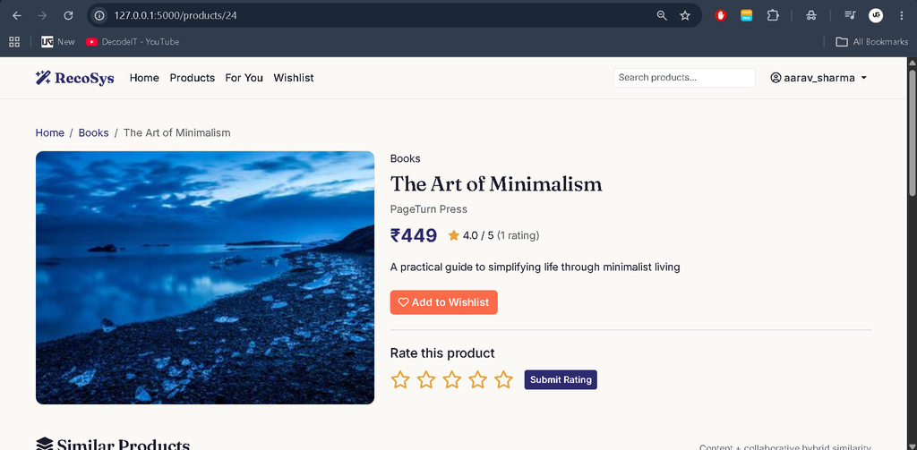 Product Recommendation Systems