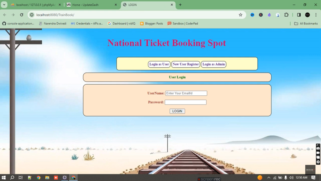 Screenshot-2024-11-18-115907-1024x577 Online Railway Reservation System in Java | Train Ticket Reservation System in JSP