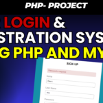 User Login & Registration System Using PHP and MySQL Free Code