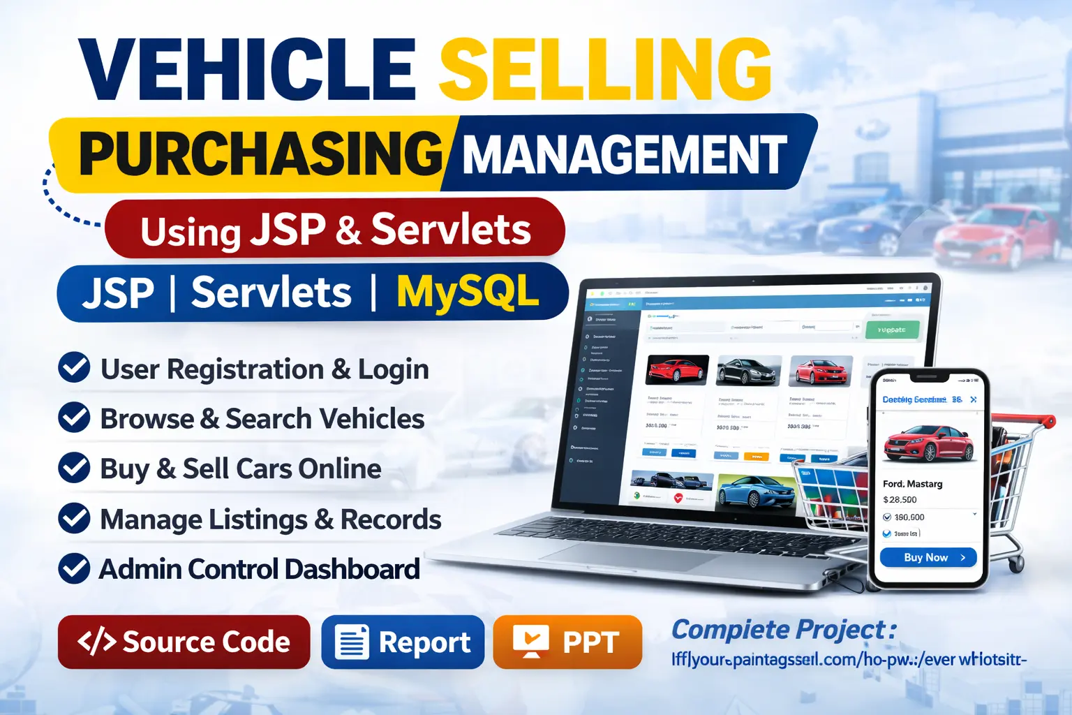 Vehicle Selling Purchasing Management System Using JSP