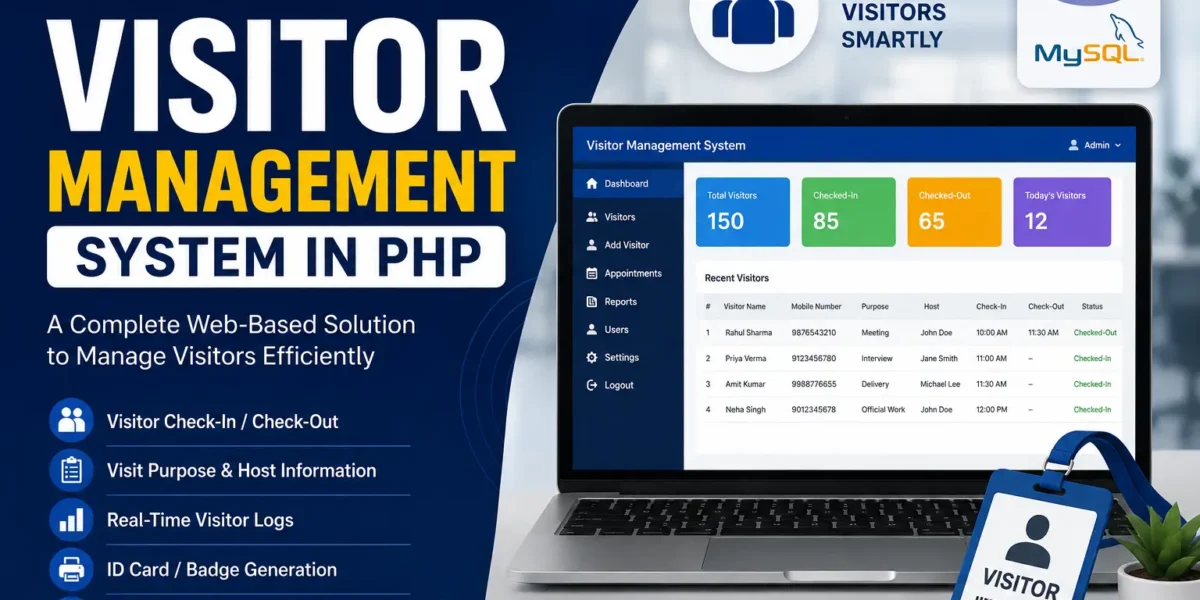 Visitor Management System in PHP
