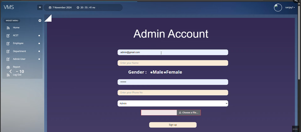 Visitor Management System in PHP with Source Code