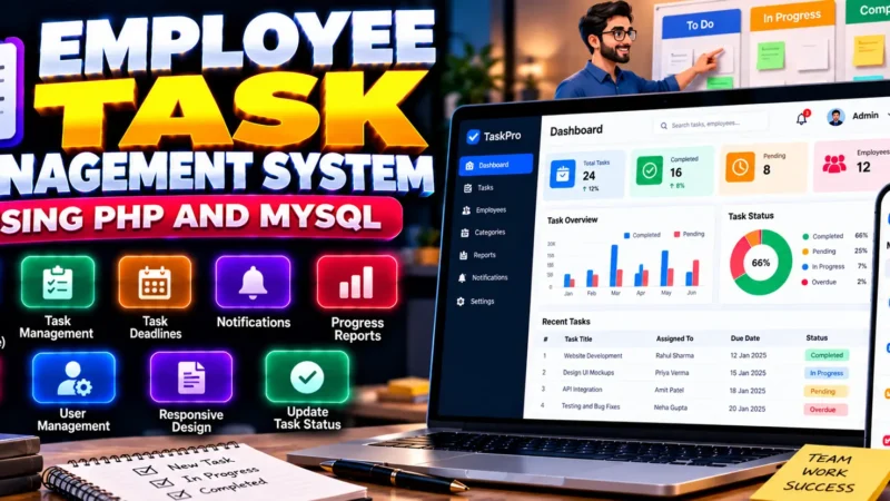 Employee Task Management System Using PHP and MySQL
