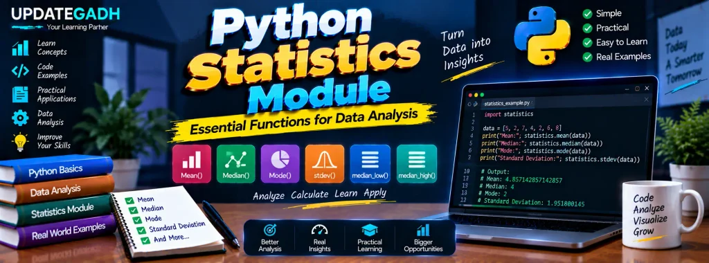 Python statistics Module Essential Functions for Data Analysis