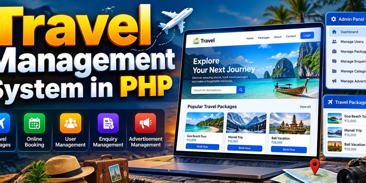 Travel Management System in PHP and MySQL
