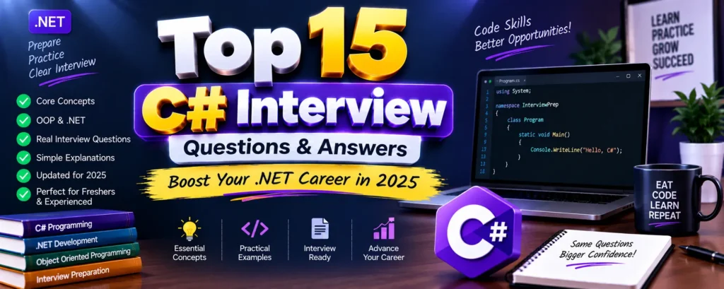 Top 15 C# Interview Questions and Answers