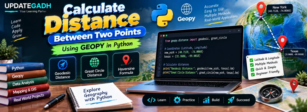 How to Calculate Distance between Two Points using GEOPY