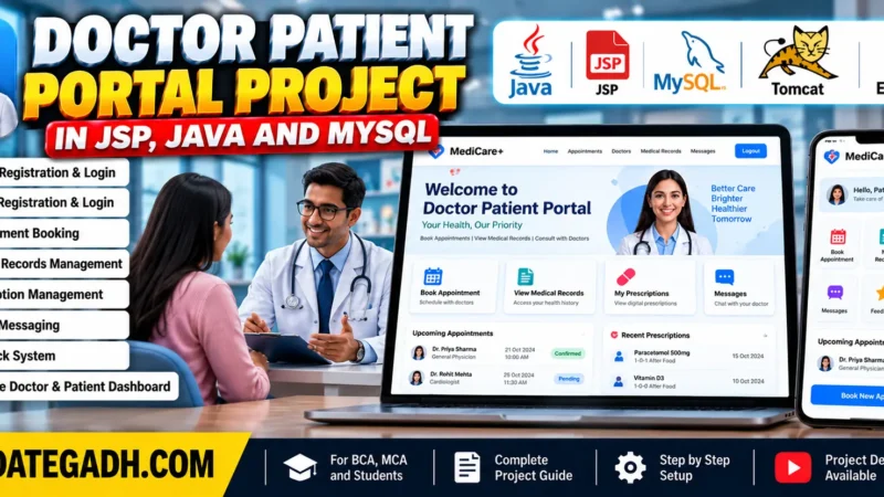Doctor Patient Portal Project in JSPDoctor Patient Portal Project in JSP
