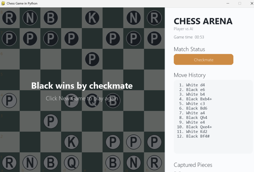 Chess Game in Python with Source Code