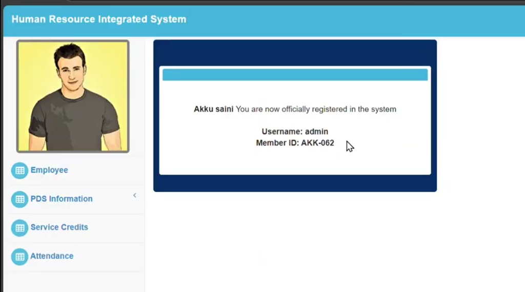 Human Resource Integrated System in PHP with Source Code