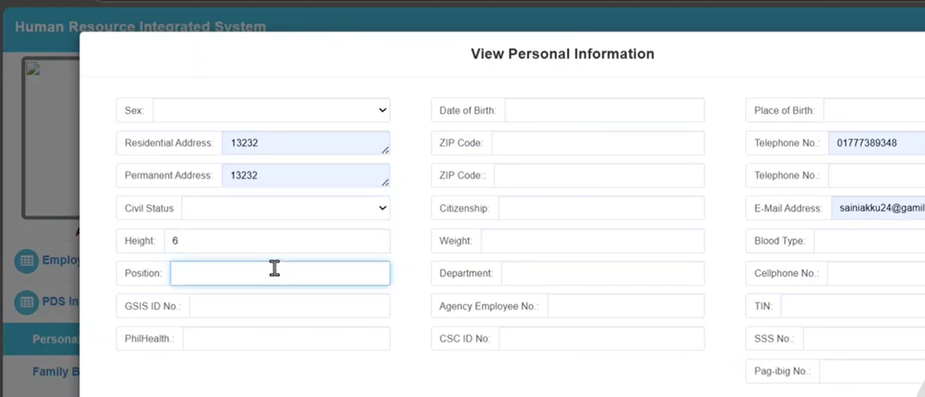Human Resource Integrated System in PHP with Source Code